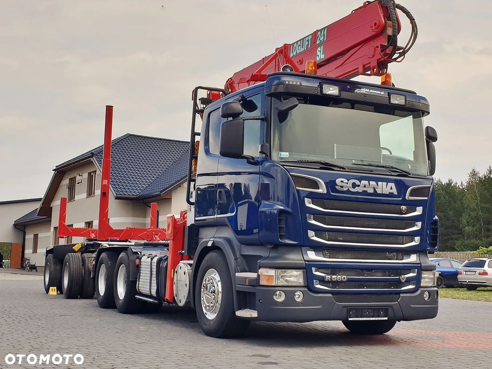 Scania R560 v8 6X4 DŻWIG LOGLIF 241 SL do lasu / drewna / dłużcy - 20