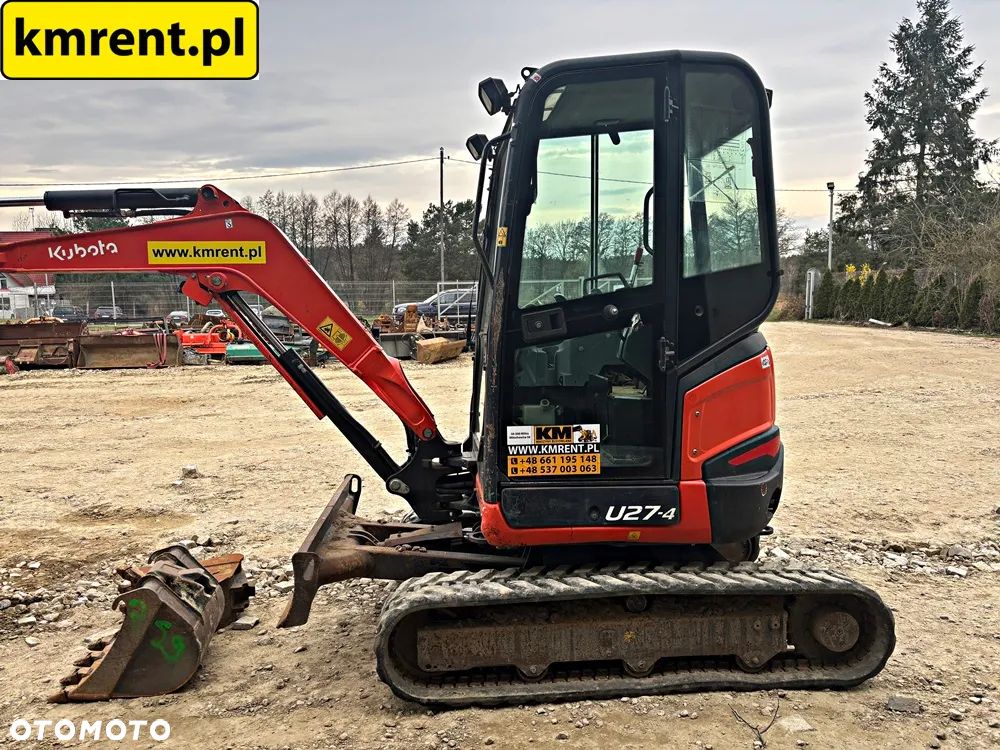 Kubota U 27- 4 MINI-KOPARKA 2019R. MTH:4030! | JCB 8025 8030 CAT 302.5 302.4 303 KUBOTA U 27 - 18