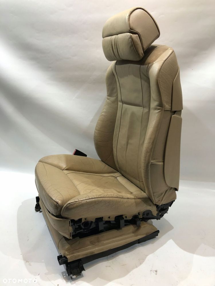 bmw 7 e65 fotel kierowcy beżowy elektryczny europa - 5