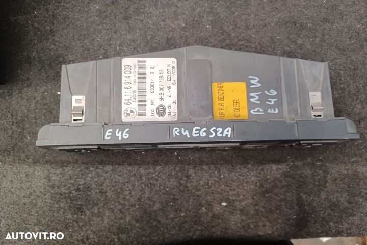 Comanda clima 64116914009  6914009 64116914009  6914009 BMW Seria 3 E - 1