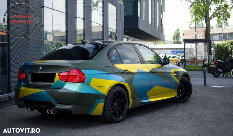 Bara spate BMW Seria 3 E90 (2004-2011) M3 Look Evacuare Centrala- livrare gratuita - 5