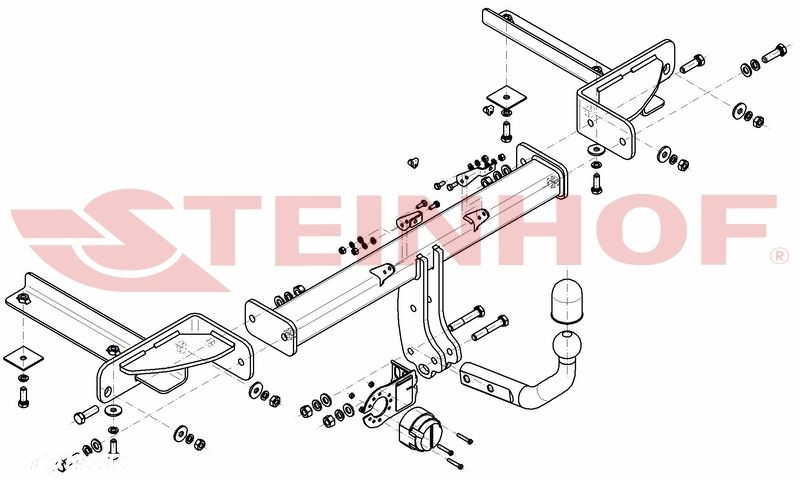 Hak Holowniczy + MODUŁ 7PIN do Opel Astra IV GTC od 2011 - 2