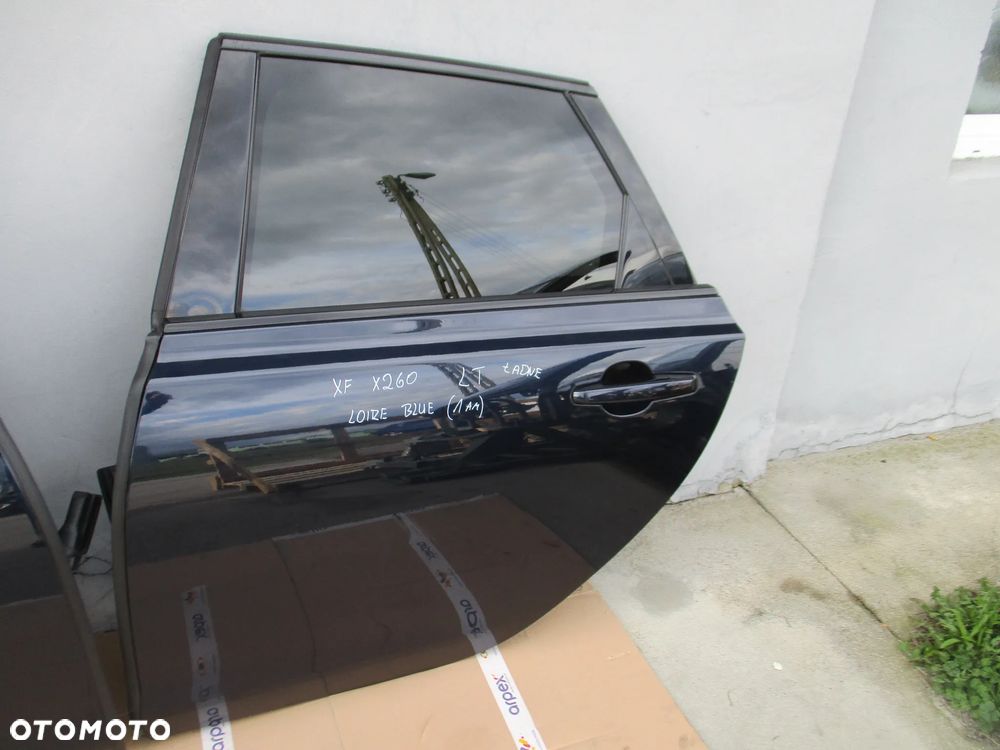 JAGUAR XF X260 DRZWI LEWE PRAWE PRZÓD TYŁ SPORTBRAKE KOMBI LOIRE BLUE 1AM - 4