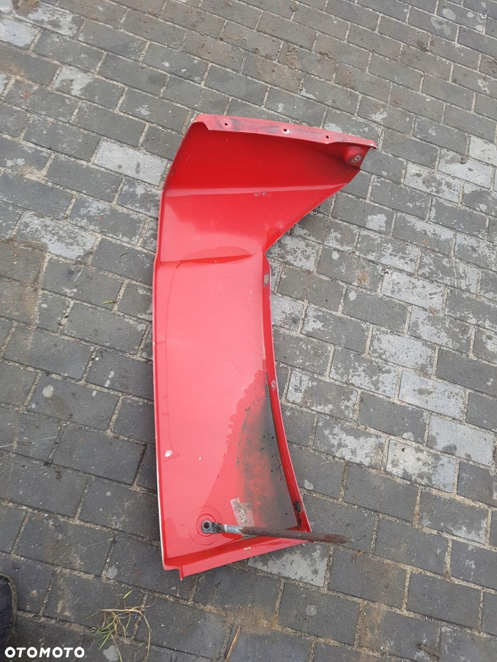 SPOILER SPOJLER OWIEWKA ZAKABINOWA GÓRNA KOSA LEWA DAF XF 105 106 - 2