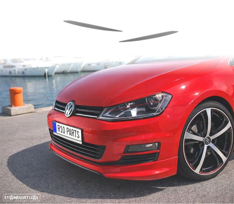 PESTANAS DE FAROL VOLKSWAGEN VW GOLF 7 12-17 - 1
