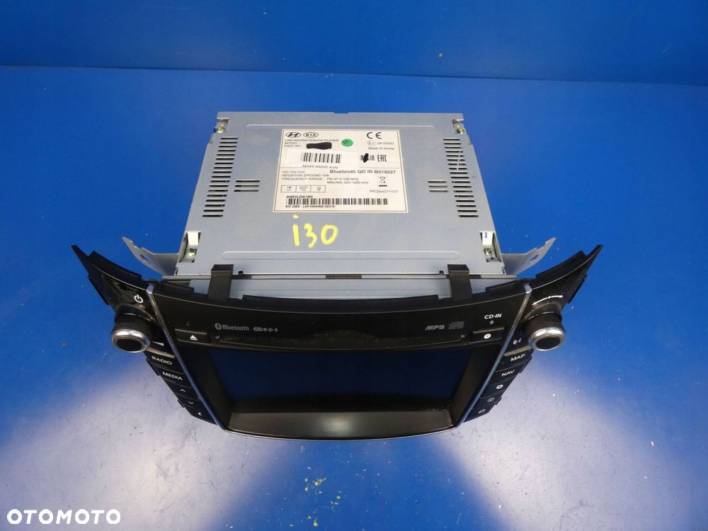 HYUNDAI I30 II RADIO FABRYCZNE NAWIGACJA EKRAN WYŚWIETLACZ - 2