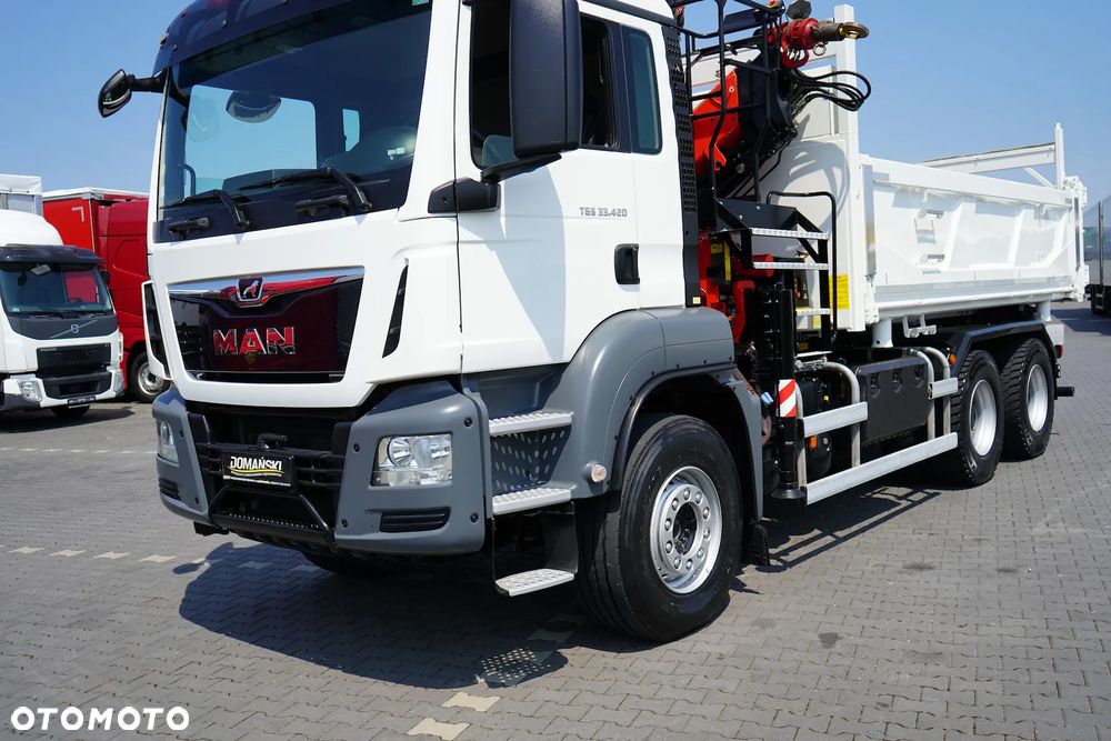 MAN / TGS / 33.420 / E 6 / WYWROTKA + HDS / FASSI F 175 / 6 X 4 / HYDROBURTA - 31