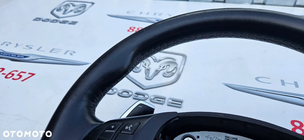 BMW X5 E70 X6 E71 LIFT LCI  KIEROWNICA SKÓRZANA CZARNA M-PAKIET MULTIFUNKCJA ŁOPATKI  7845778 - 7