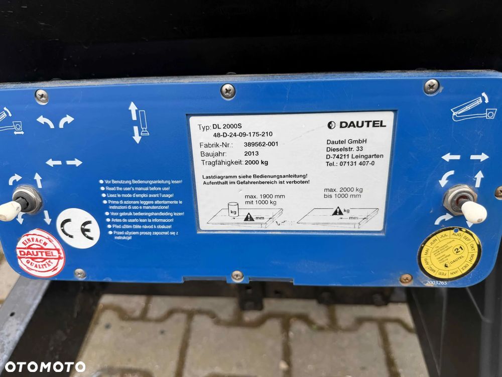 WINDA ZAŁADOWCZA DAUTEL 2000 KG. - 8
