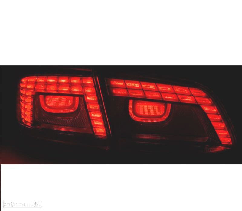 FAROLINS TRASEIROS VOLKSWAGEN VW PASSAT 10-14 LED VERMELHO FUMADO - 2