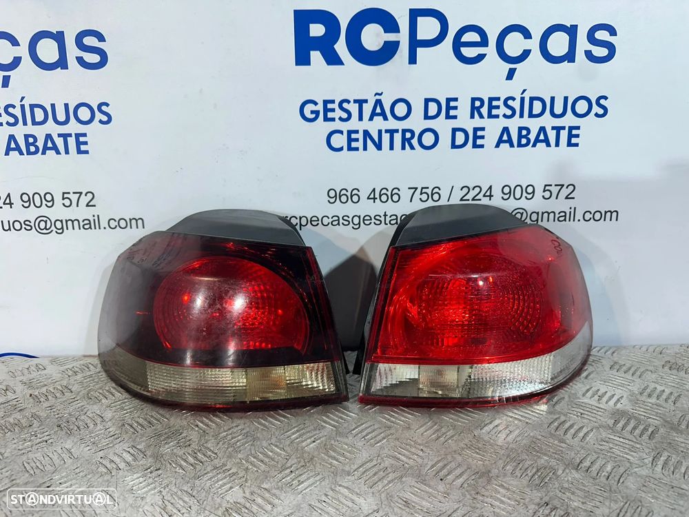 .Conjunto Farolins Tras Traseiro Esquerdo Direito Original Volkswagen VW Golf 6 Mk6 5k0945096E 5k0945095E 2008 - 2013