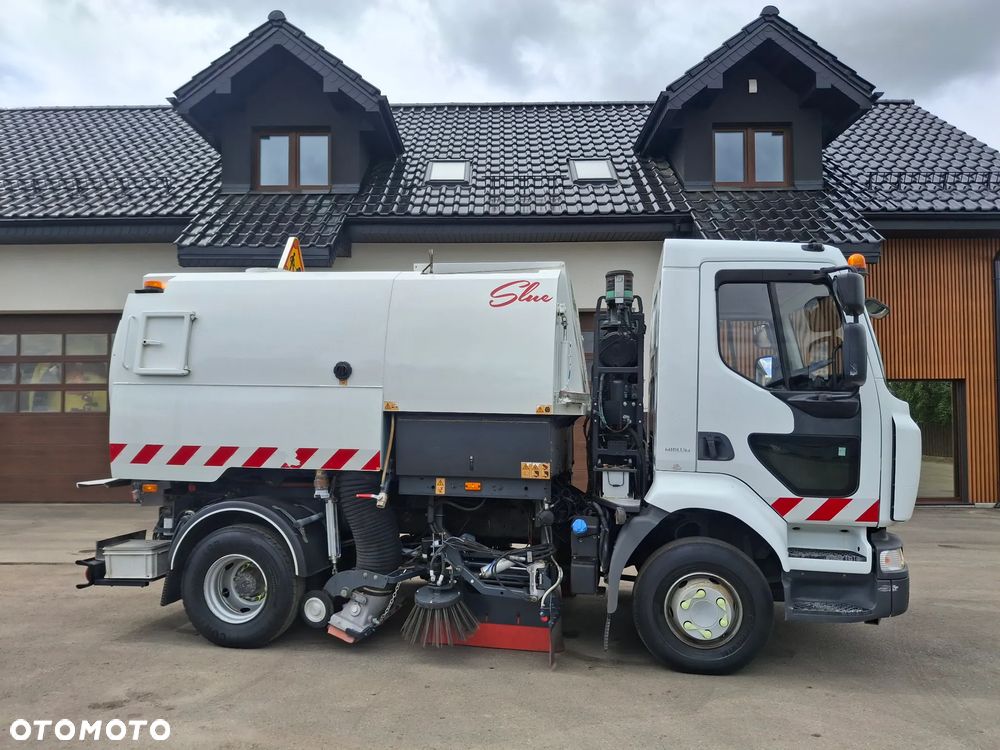 Renault Midlum 220 Zamiatarka Johnston VS500 2 Silniki Szczotki L/R Obie Strony - 9