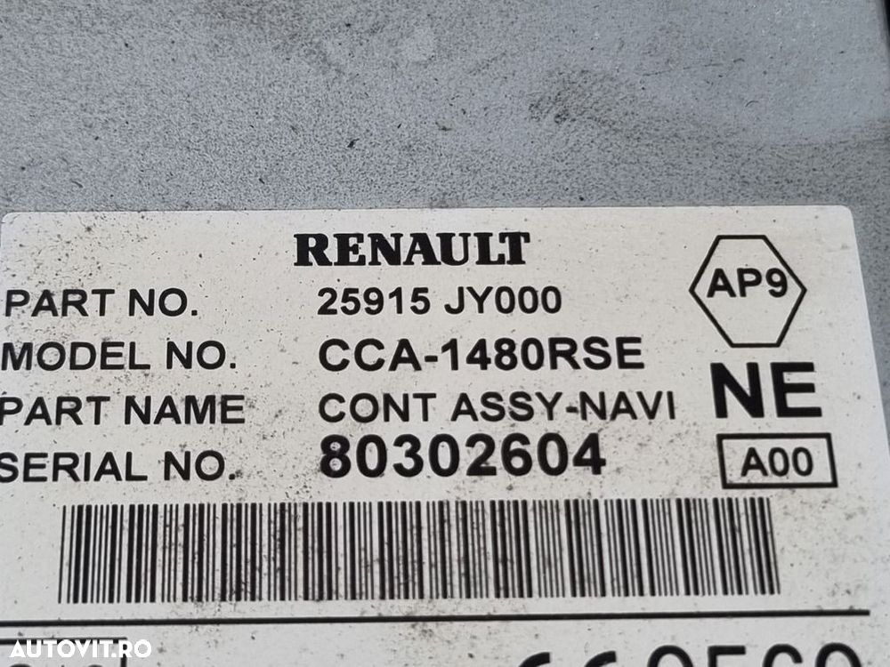Magazie cd Renault Koleos 2008 - 2011 (1493) 25915JY000 - 4