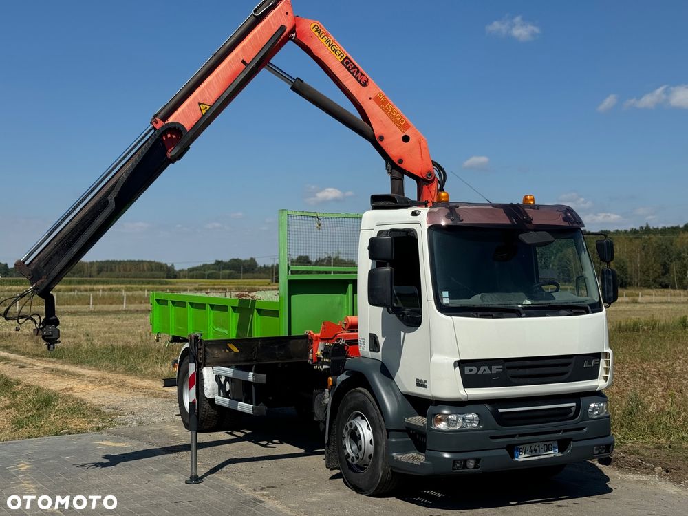 DAF LF 55 250 Wywrotka + HDS Dźwig PALFINGER PK15500 // Super Stan // Świeżo sprowadzony