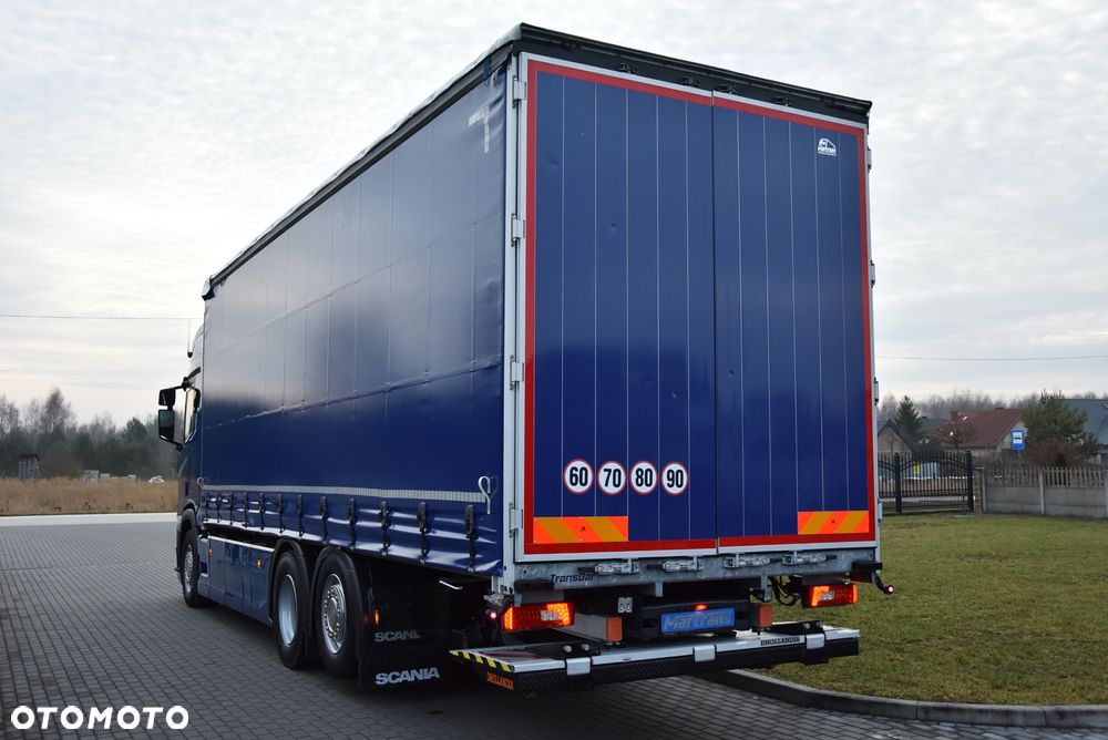 Scania R450 3-OSIOWA / OŚ SKRĘTNA / FIRANA 8.2M / 20 EUROPALET/ NAVI / SKÓRY / RETARDER / KLIMA POSTOJOWA / CAŁA NA PODUSZKACH / WINDA DHOLLANDIA/ AUTOMAT / STAN IDEALNY !! - 11