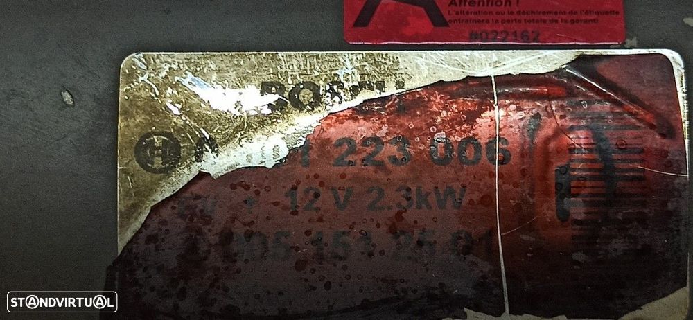 MOTOR DE ARRANQUE MERCEDES CLASE S (W220) BERLINA 400 CDI (220.028) - 4