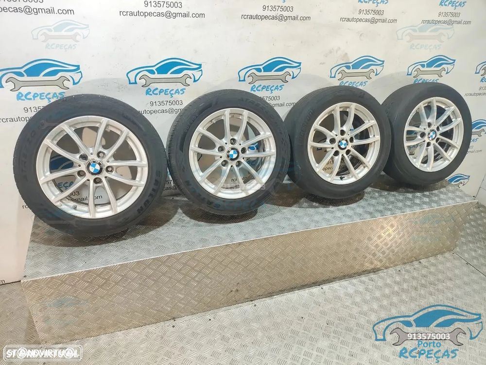 - Conjunto Jantes 16" BMW Style 378 - 7J | ET40 | 5x120 - Originais | Jante | 36316796202 | 6796202 | 205 55 16 | 5 x 120 | 16 Polegadas | F20 | F21 | F22 | F23 | LCI - 15