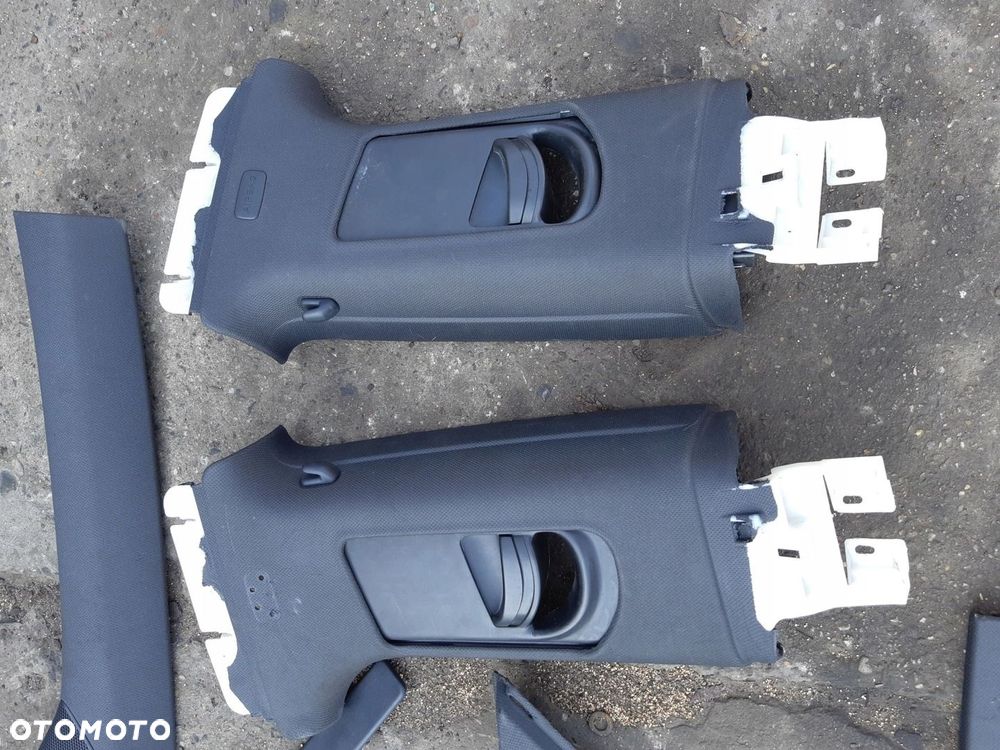 AUDI A3 8P LIFT SLINE S-LINE CZARNA PODSUFITKA SŁUPKI KOMPLET 8P3867505N - 13