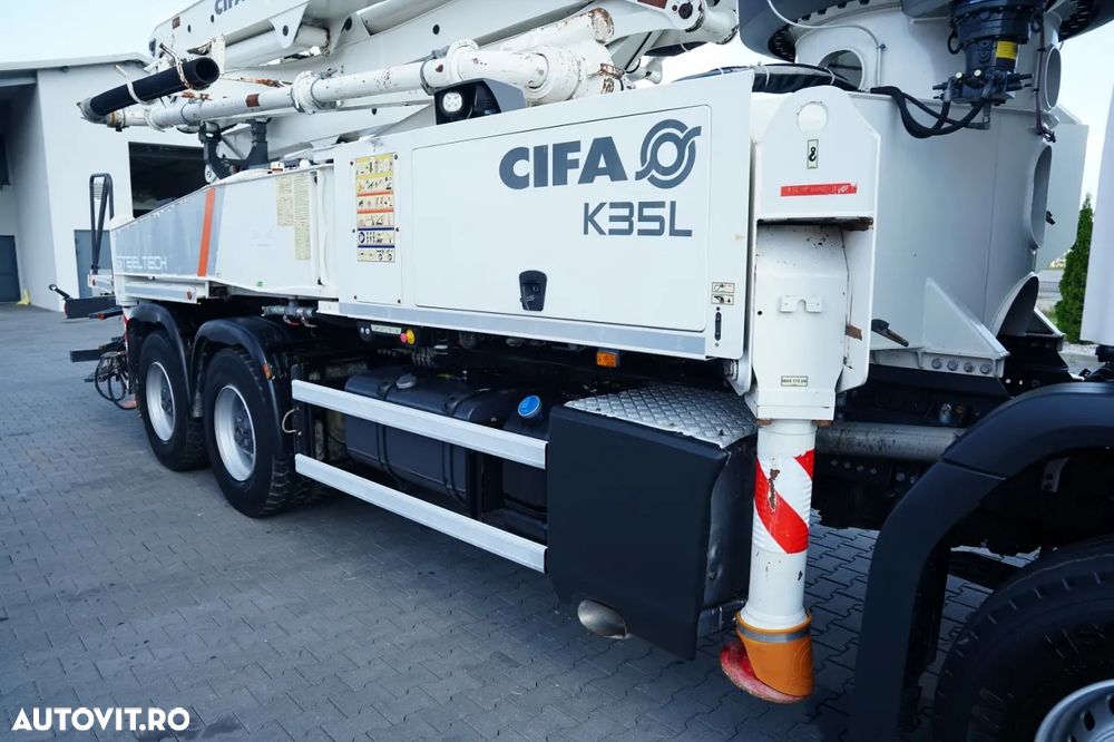 Scania P 450 XT / 6x4 / POMPĂ DE BETON CIFA K35L / ANUL 2019 / RADIOCOMANDĂ / IMPORTAT - 20