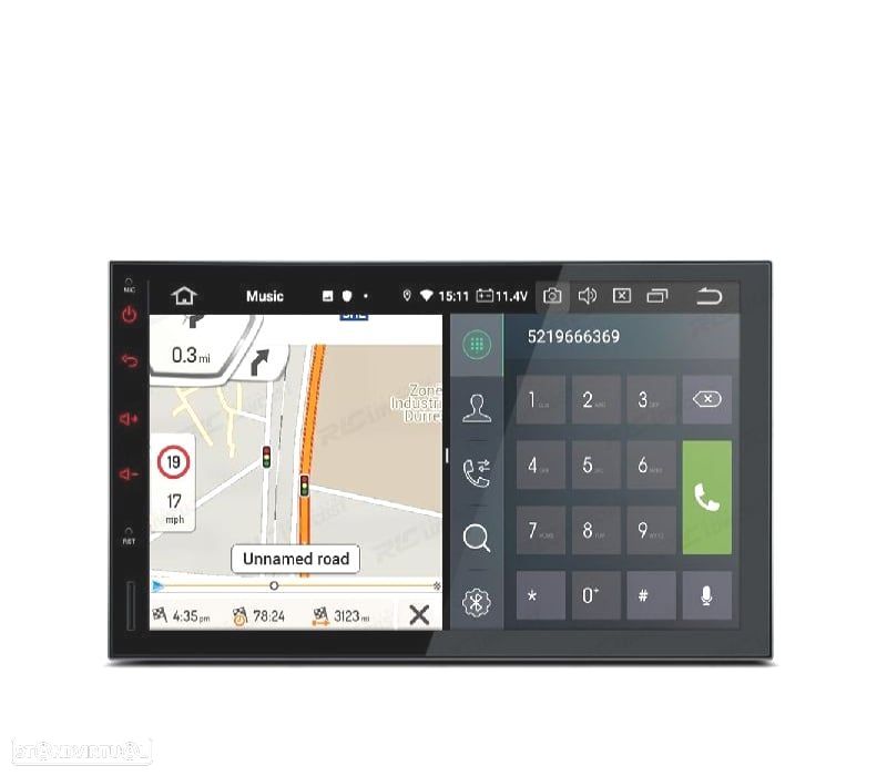 AUTO RÁDIO 7" GPS ANDROID 14 GPS USB HD MULTIMEDIA - 6