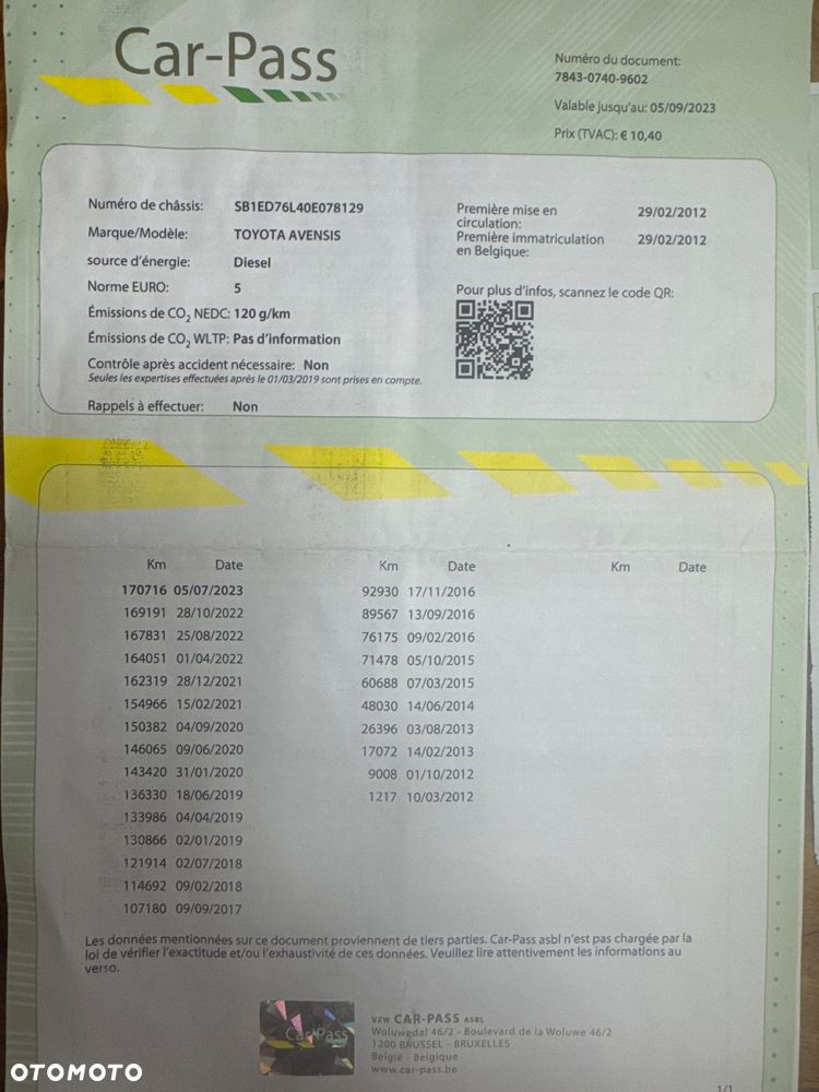 Toyota Avensis 2.0 D-4D Comfort - 19