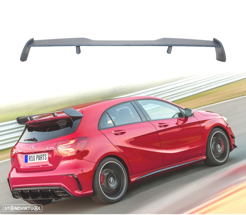 AILERON TRASEIRO MERCEDES CLASSE A W176 12-18 LOOK A45 AMG ABS - 1