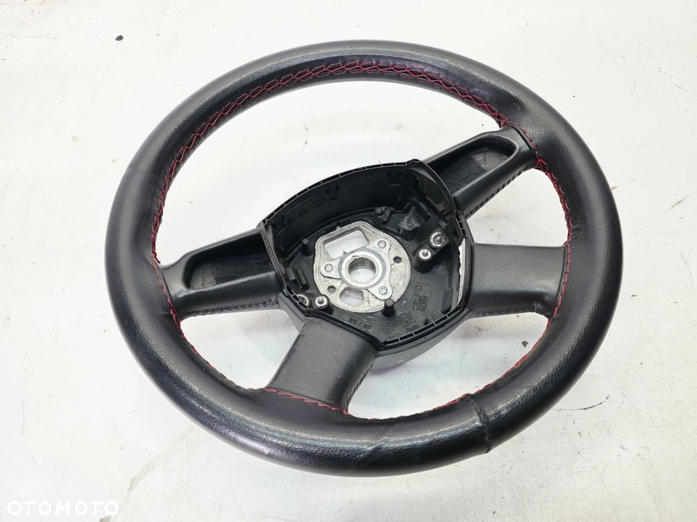 KIEROWNICA SKÓRA AUDI A3 8P A4 B8 A5 8T Q5 8R 8R0419091S 1KT 9/26 OBSZYTA - 6