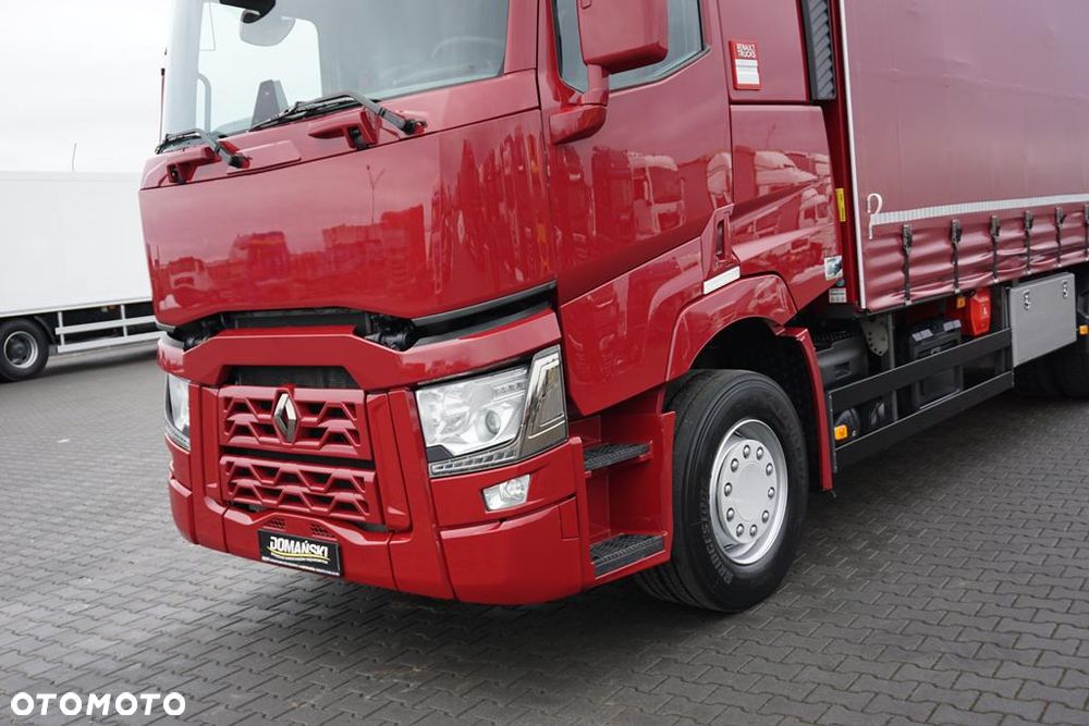 Renault T 380 / ACC / E 6 / FIRANKA + WINDA / 20 PALET / DŁ. 8,2 M / OŚ SKRĘTNA - 36