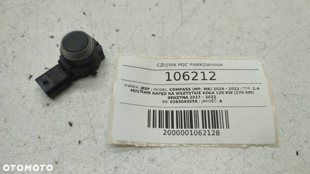 CZUJNIK PDC PARKOWANIA 0263043255 TYŁ COMPASS II - 4