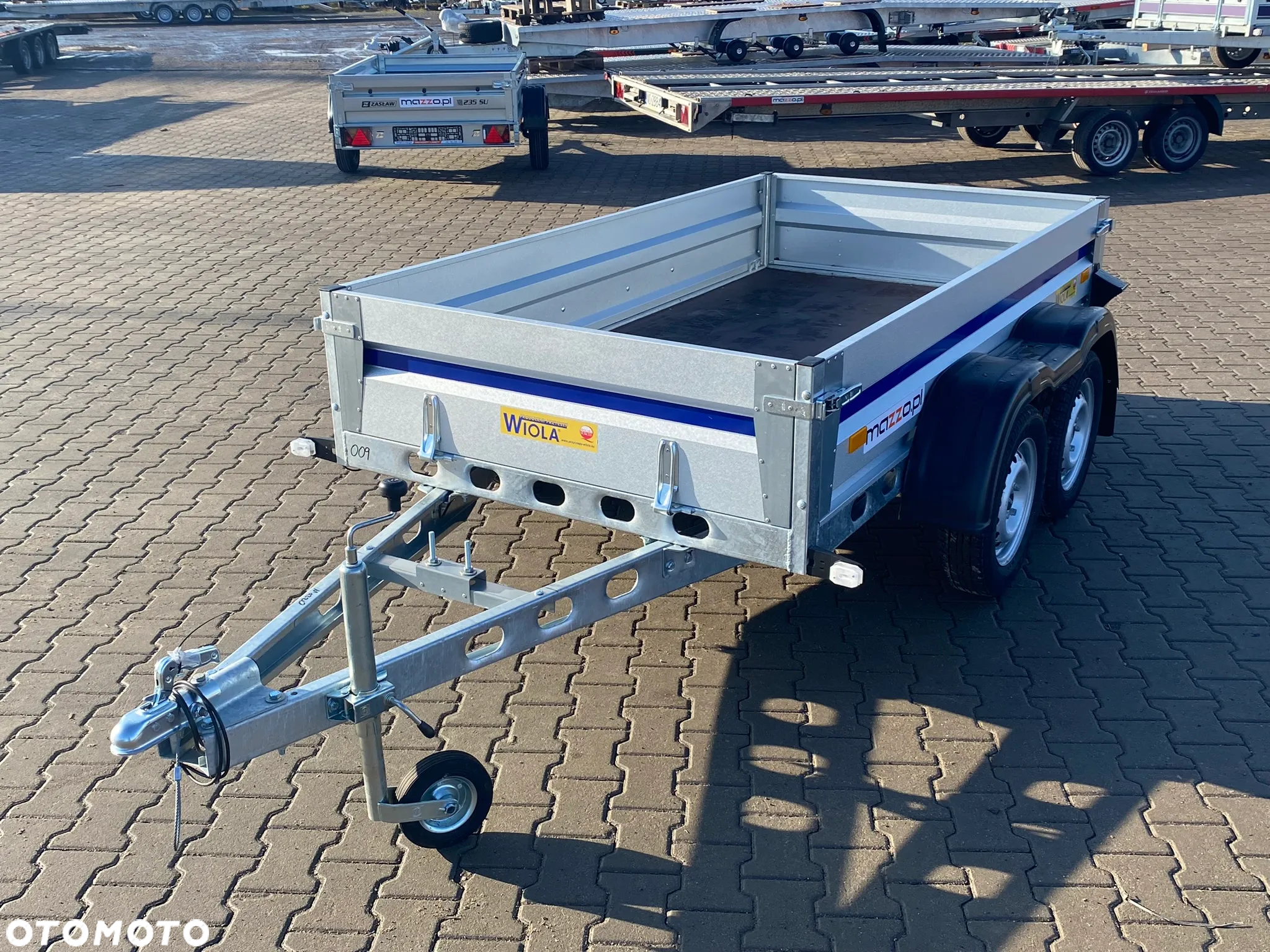 Wiola Dostawa przyczepa SPAWANA RAMA 252x132cm DMC750 kg MOCNA I SOLIDNA - 5
