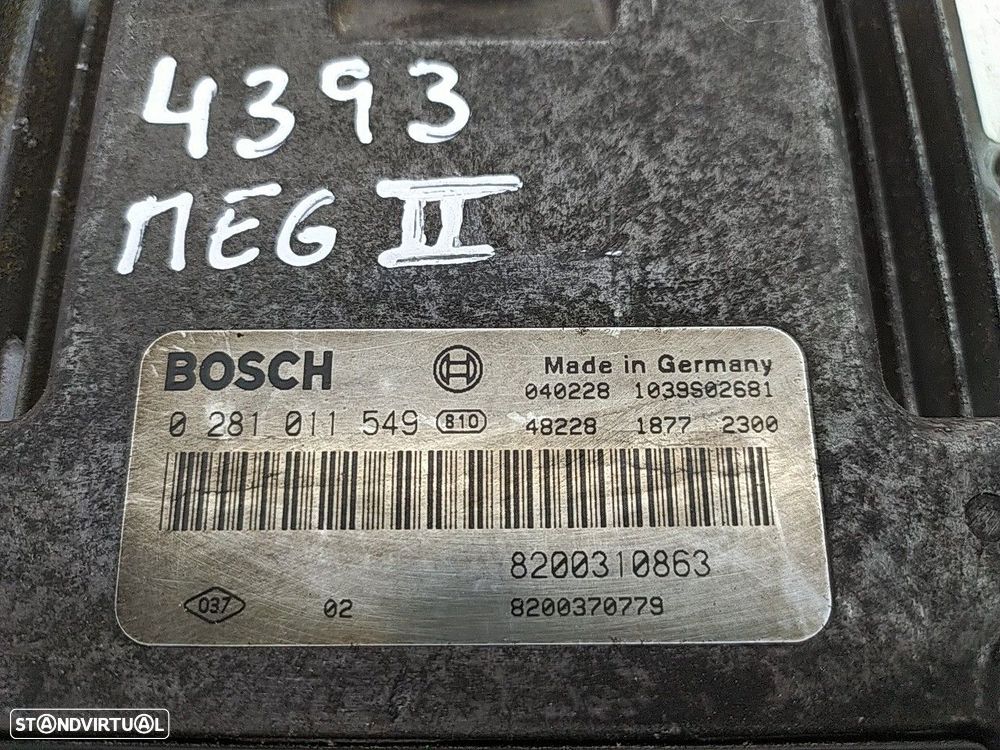 Centralina Motor Renault Megane Ii Caixa/Combi (Km_) - 2