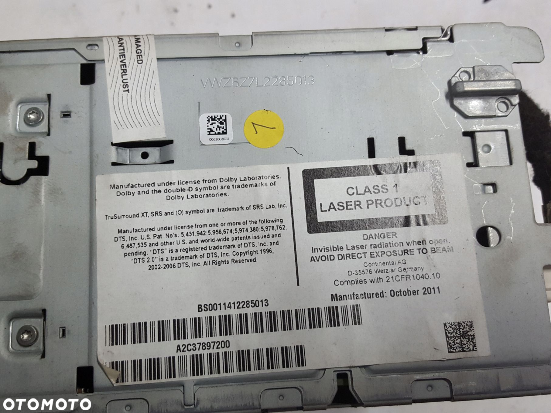 VW PASSAT B7 CC EOS GOLF V VI NAWIGACJA GPS RADIO 1T0035680F - 6