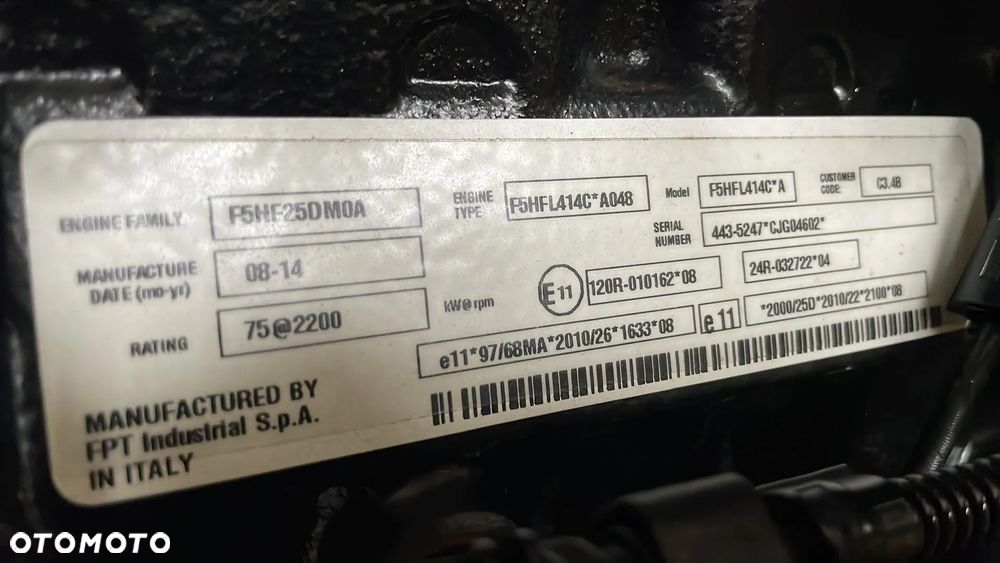 SILNIK CAT C3.4B PERKINS F5HFL414C 25000 netto - 9