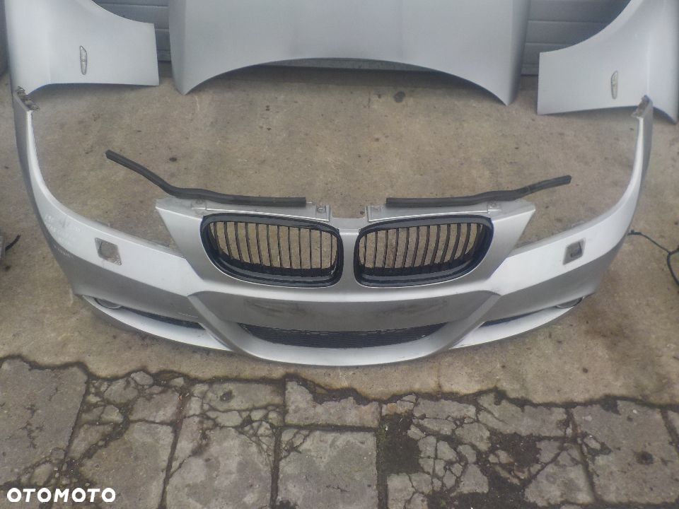 BMW E90 E91 LIFT M PAKIET XENON PRZÓD MASKA ZDERZAK KOMPLET BŁOTNIKI - 4