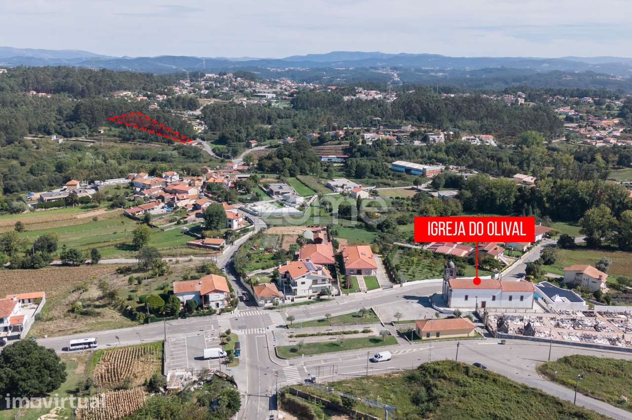 Terreno agro-florestal urbanizável com 818 m² - Olival, V.N. Gaia - Grande imagem: 2/20