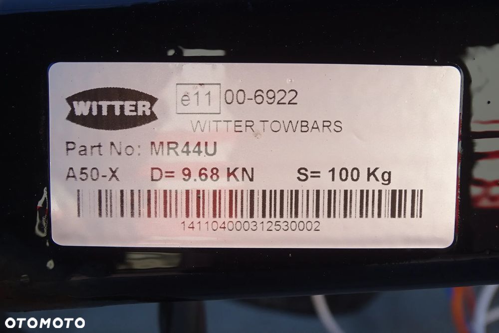 Mercedes C Klasa W204 Hak holowniczy komplet WITTER MR44U - 6