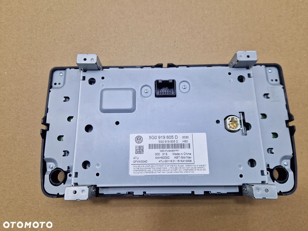 RADIO WYŚWIETLACZ EKRAN TABLET VW GOLF VII 5G0919605D - 2