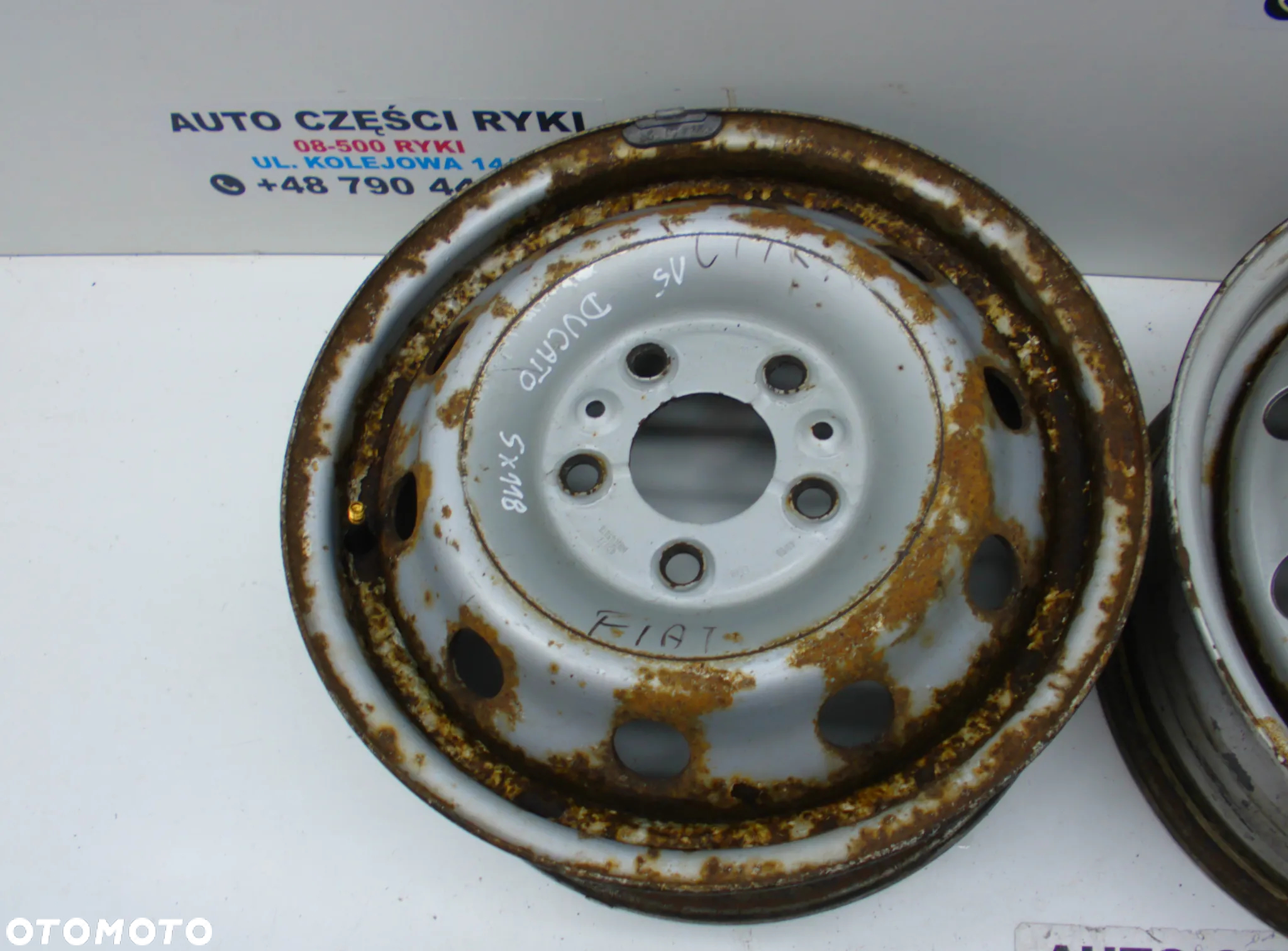 Fiat Ducato Felgi stalowe Felga 5x118 6Jx15'' et 68 - 3