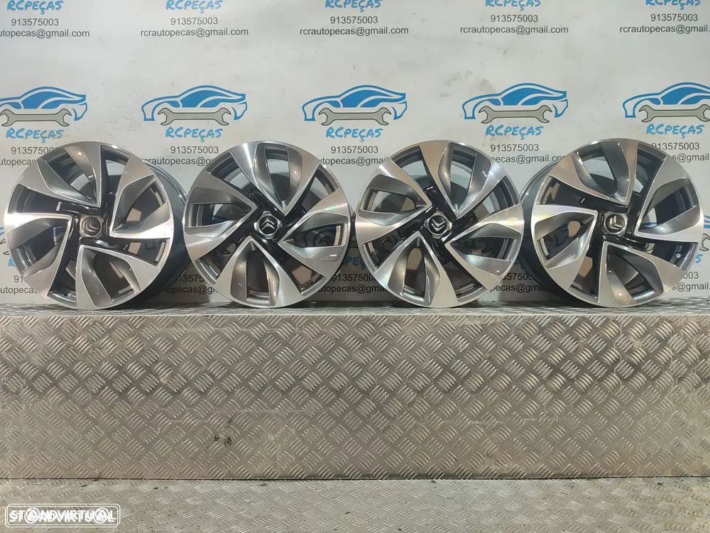 Jantes 18" Originais Citroen DS5 - 8J | ET27 | 4x108 - DS4 | DS3 | DS 5 | Jante | 18 Polegadas - 9687902677 - 2