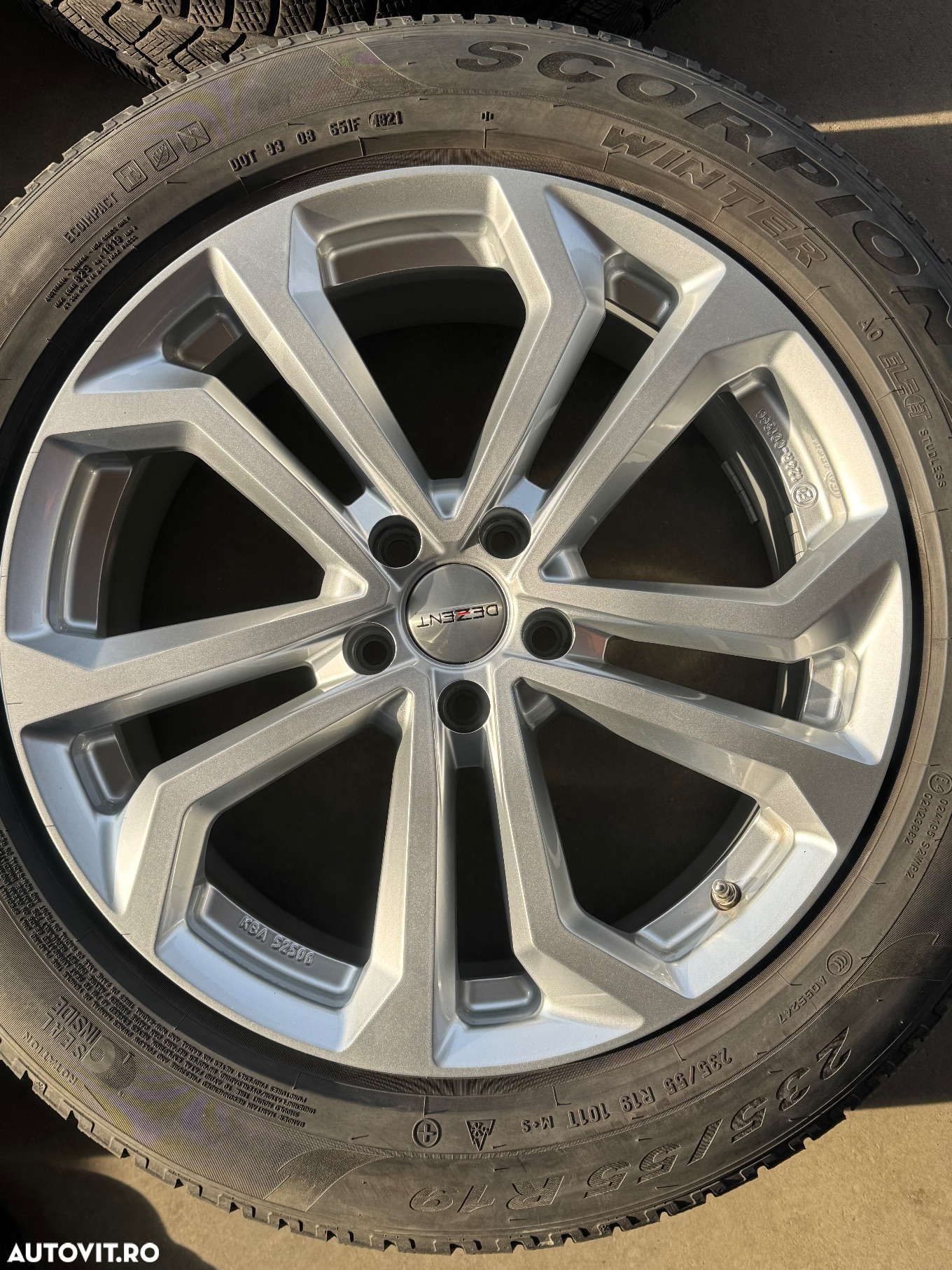 Vând jante Mercedes EQS SUV pe 19” cu anvelope de iarnă - 3