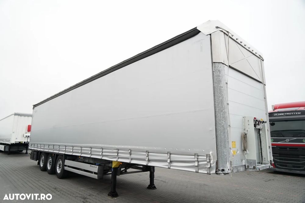 Schmitz Cargobull CORTINĂ / STANDARD / CAMION DIN OȚEL - 9 M / ACOPERIȘ CULISANT / AXĂ CULISANTĂ / - 7