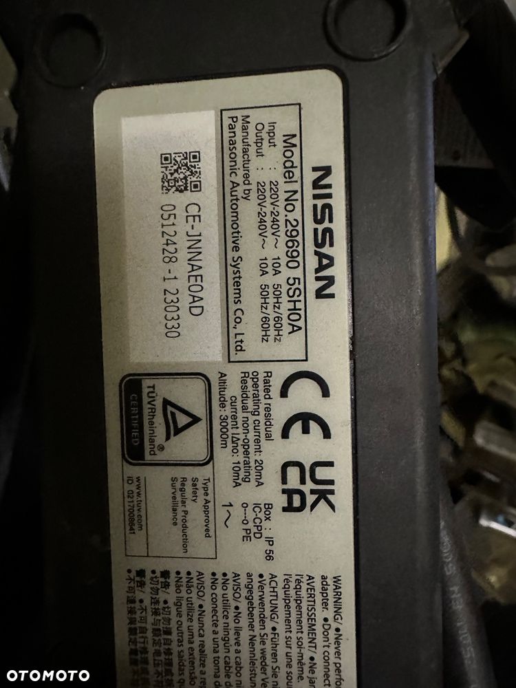 Ładowarka nissan TYPE 2 Panasonic oryginalna nie naprawiana. - 6