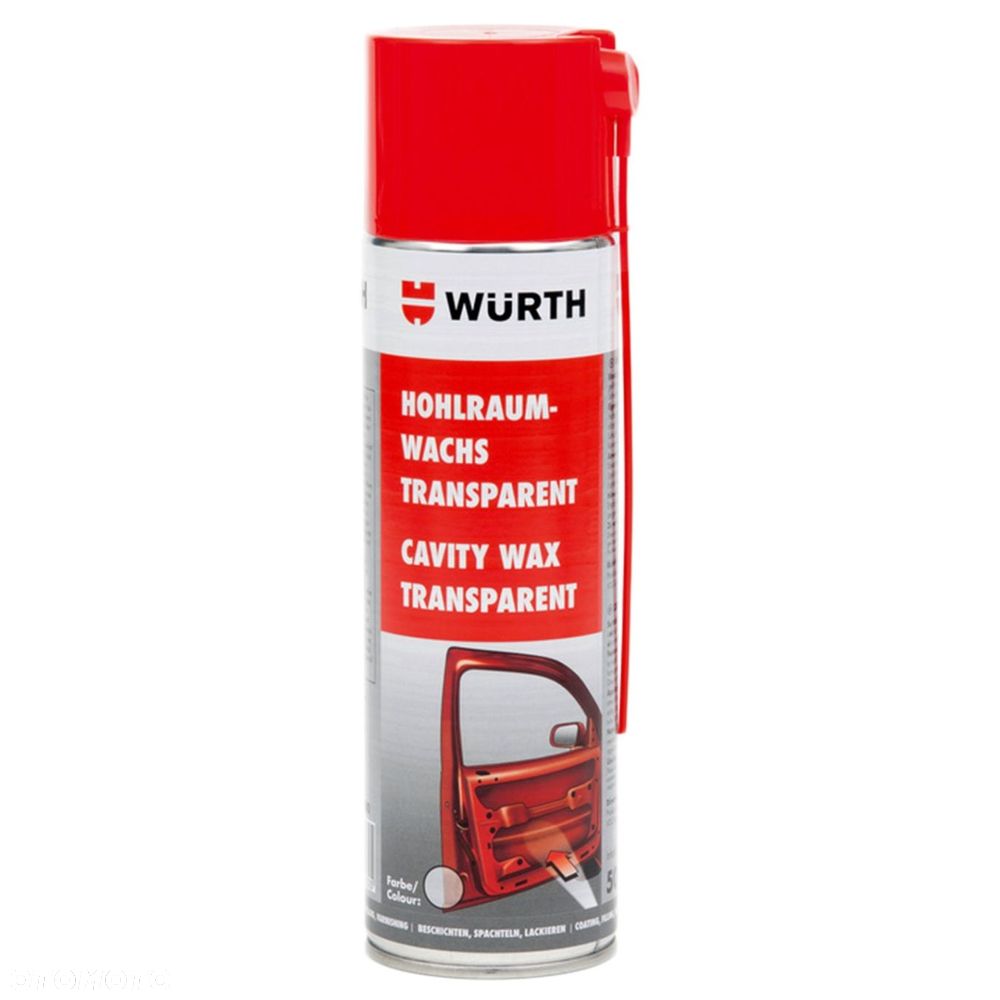 WURTH WOSK TRANSPARENTY DO PROFILI ZAMKNIĘTYCH 0,5 - 1