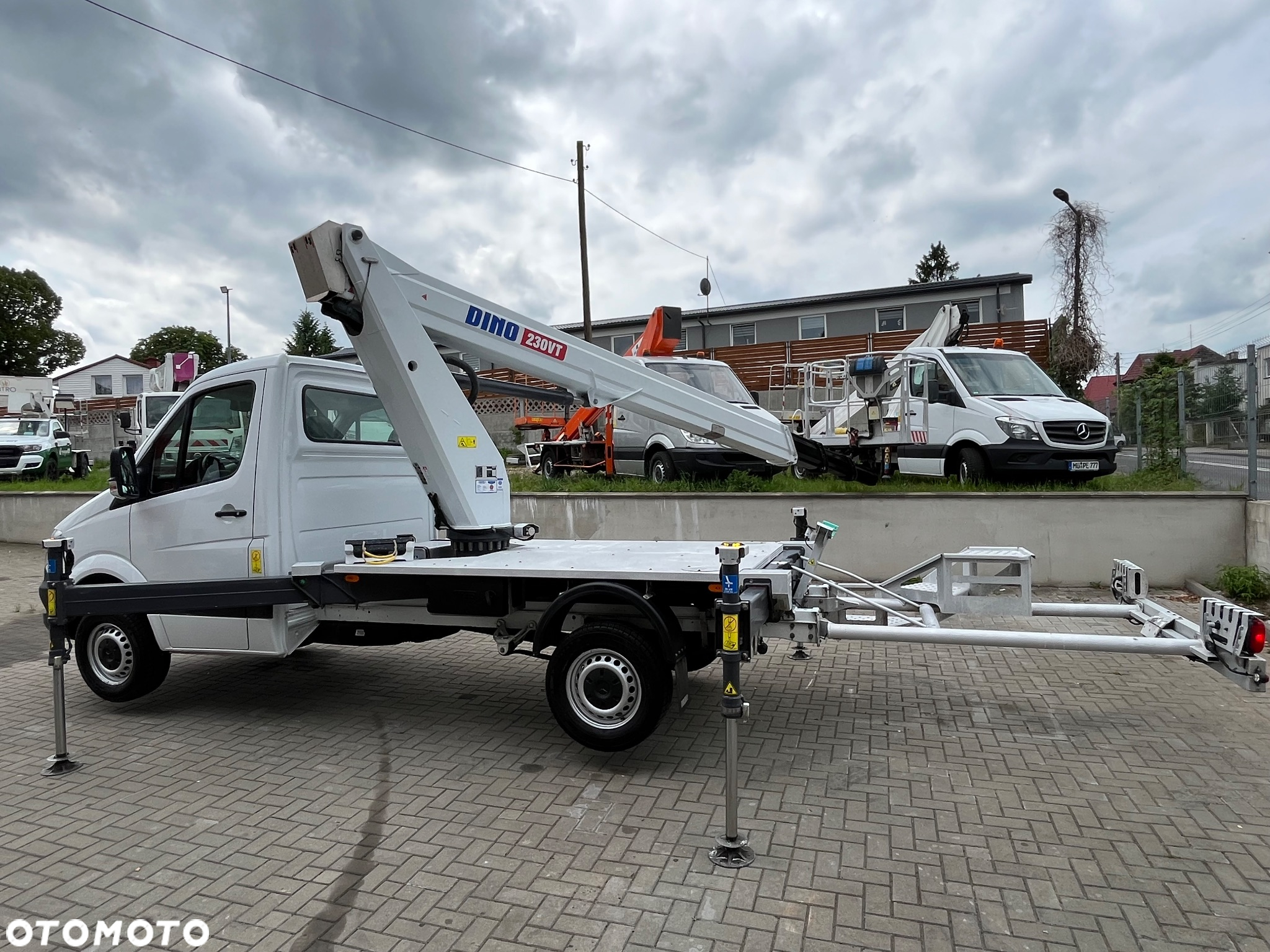 Mercedes-Benz Podnośnik Koszowy Zwyżka Dino 230VT 23 metry 15 metrów bok Mega zasięgi!! Jak Ruthmann Wumag Gsr Sterowanie z Pilota !! - 33
