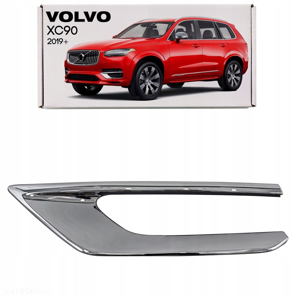 listwa kratki przedniego zderzaka lewa 31663539 volvo xc90 ii 2019+ li - 1