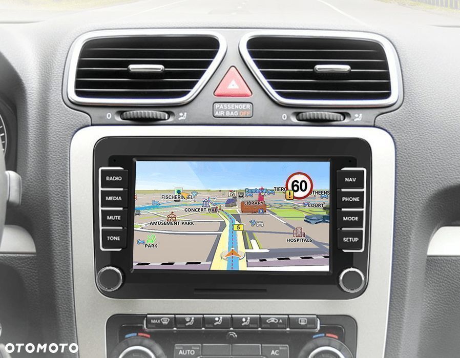 Radio nawigacja Volkswagen VW SEAT Passat B6 B7 Golf Android 4GB 64GB - 6