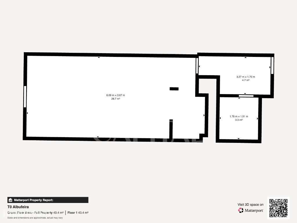 T0 Apartamento multifuncional com varanda, Albufeira - Grande imagem: 2/20