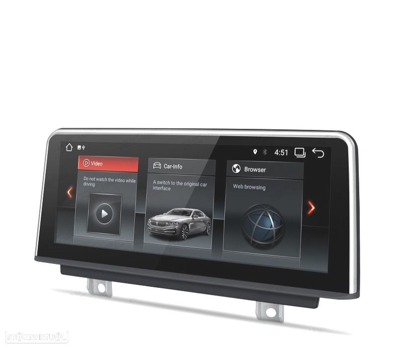 AUTO RADIO GPS ANDROID 14 BMW SERIE 3 SERIE 4 10,25" - 1