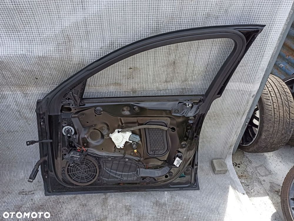 AUDI A6 C7 4G0 DRZWI PRAWE PRZEDNIE PRZÓD LY9B KOMPLETNE W KOLOR CZARNE - 9