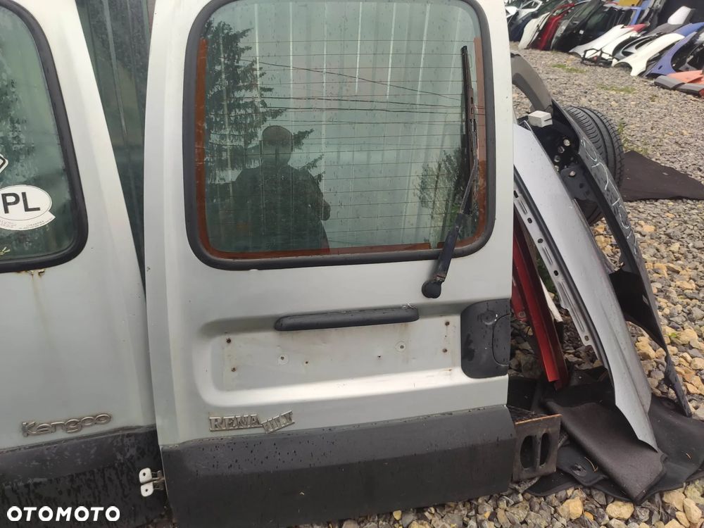 KL Drzwi Prawy Lewy Przód Tył Gołe RENAULT KANGOO I 97- LIFT TEB64 SREBRNE - 12